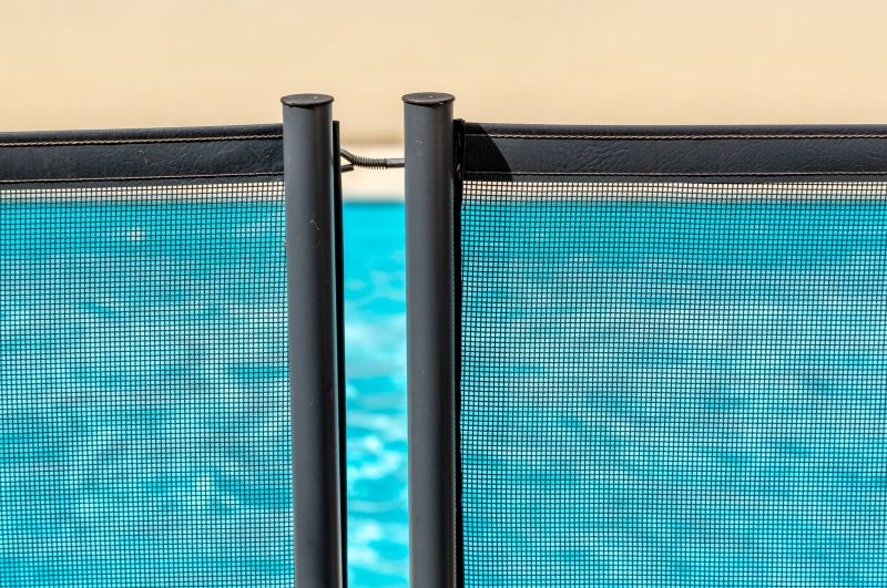 Pool Safety Fence in Use